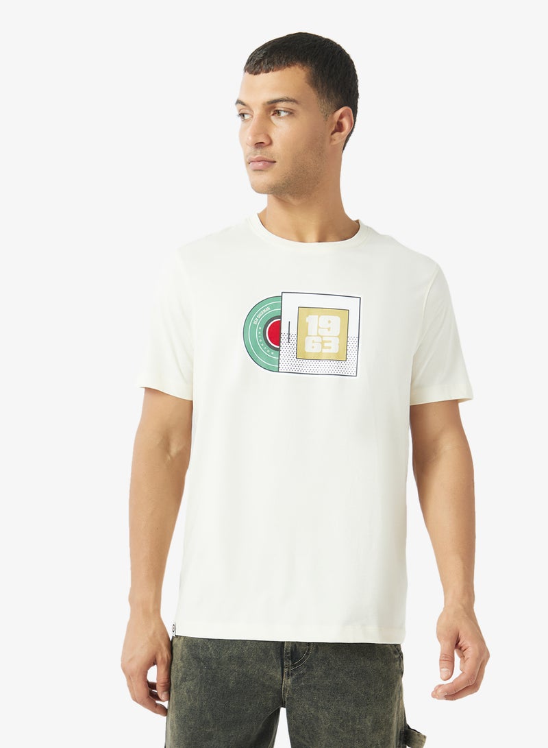 Ben Sherman Printed Crew Neck T-Shirt - Image 1
