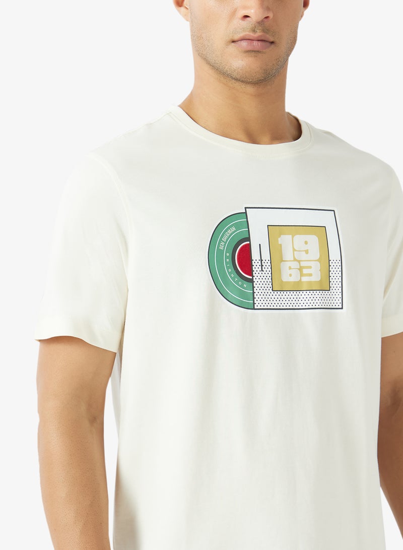 Ben Sherman Printed Crew Neck T-Shirt - Image 3