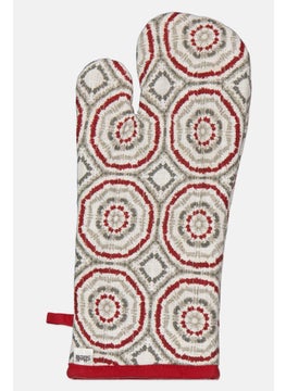Sttelli Allover Print Oven Mitt, Red  - Image 2