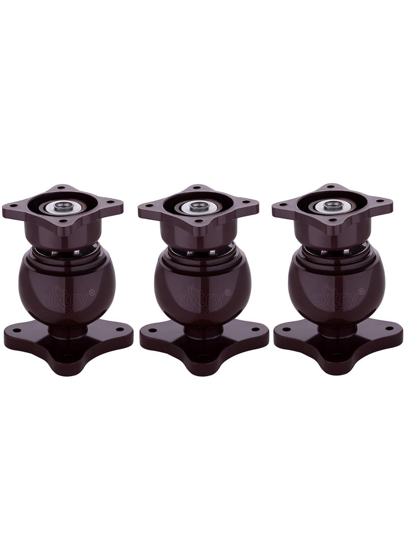 Axtry Axtry Pack of 3 Door CatcherDoor MagnetDoor Magnet CatcherDoor HolderDoor Catcher MagneticDoor CatchMagnetic Door StopperDoor Magnetic CatcherDoor Stopper Home Brown  - Image 1