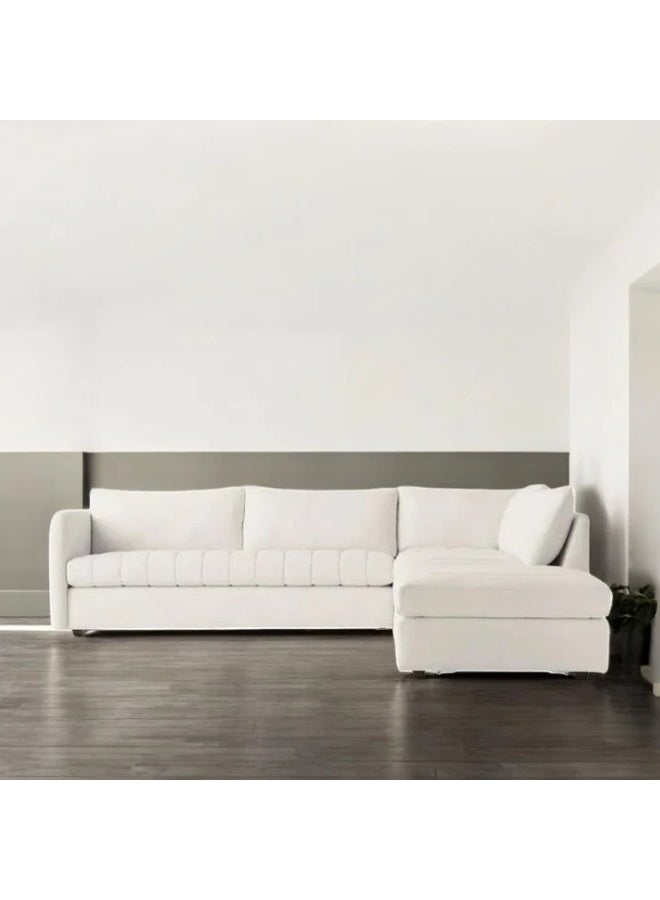 كستم ديكو أريكة كليسموس القماشية على شكل حرف L - أريكة قابلة للتخصيص لغرفة المعيشة، تنجيد فاخر، تصميم على شكل حرف L - Image 3