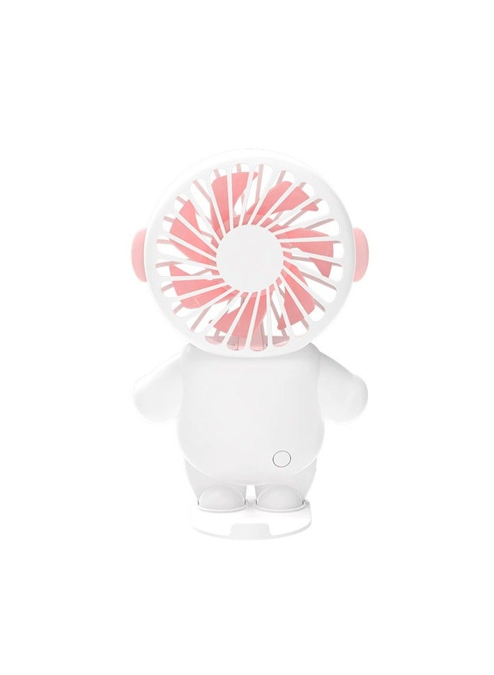 Goolsky Astronaut Mini Fan – USB Rechargeable Portable Pocket Fan, Cute Space Design Quiet Cooling, Travel/Office/Outdoor Use - Image 5