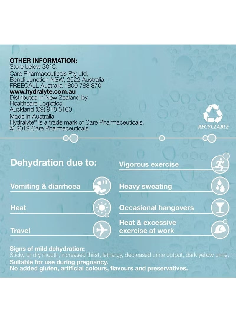 Hydralyte Electrolyte powder, 10 sachets, lemonade - Image 2