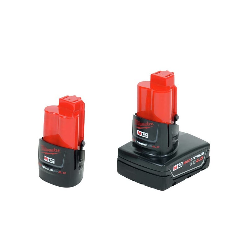 Milwaukee أدوات ميلووكي الكهربائية 2598-22 مجموعة M12 فويل 2 قطعة - مثقاب مطرقي 1/2" و سائق تأثير 1/4" - Image 5