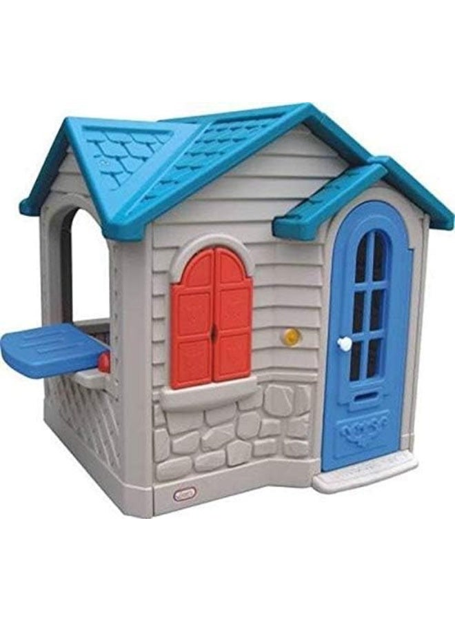 Rainbow Toys Children Playhouse With Windows and Door Garden Status Lawn Playset, Kids use for indoor and outdoor Size: 142x133x140cm - Image 3