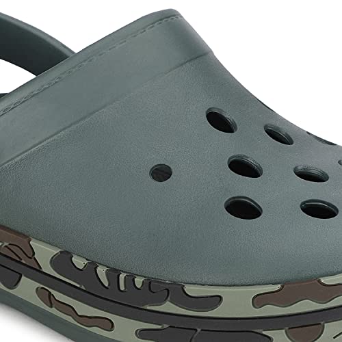 Campus Men's GC-4001 OLIVE Clogs - 7UK/India GC-4001 - Image 4