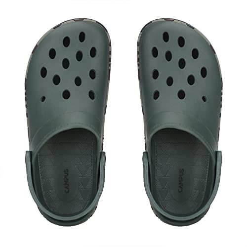 Campus Men's GC-4001 OLIVE Clogs - 7UK/India GC-4001 - Image 5