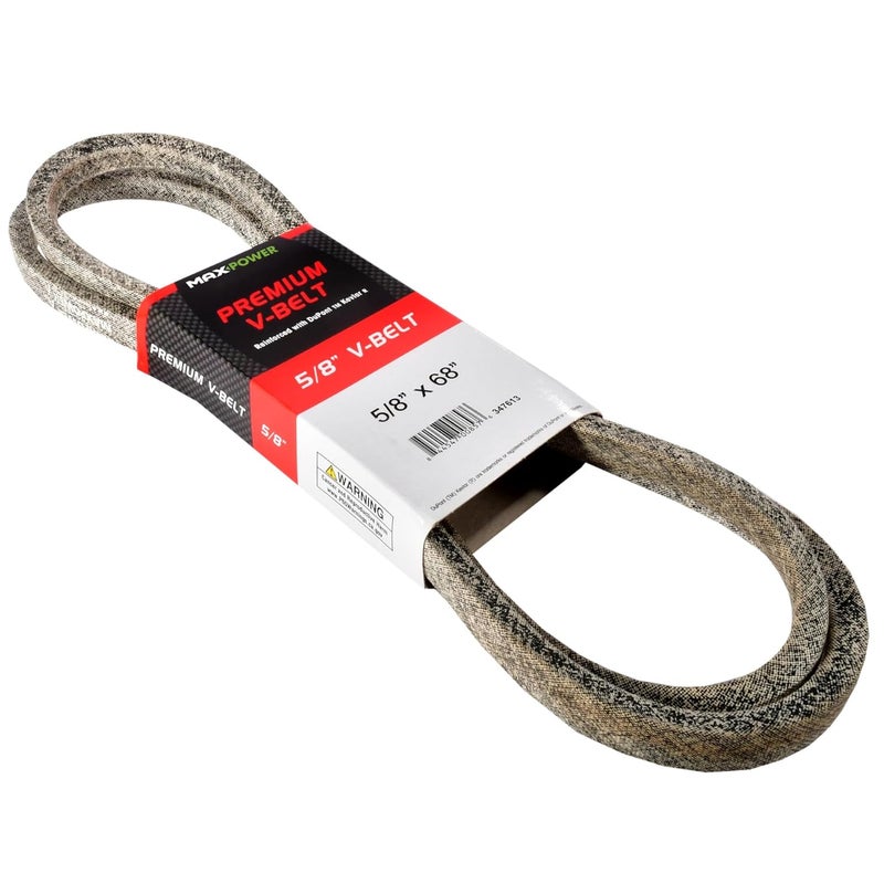 Maxpower 347613 Premium Belt Reinforced with Kevlar Fiber Cords, 5/8" x 68" - Image 2