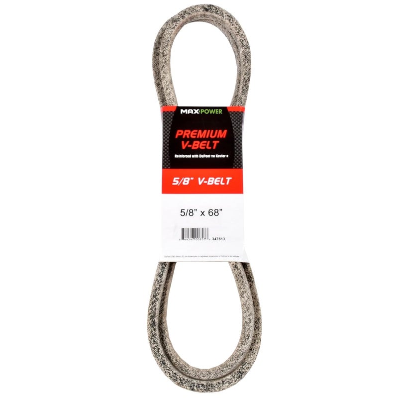 Maxpower 347613 Premium Belt Reinforced with Kevlar Fiber Cords, 5/8" x 68" - Image 1