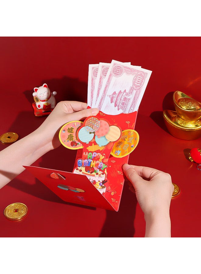 Tatanice Creative 3d Red Envelope, Birthday Red Envelope, Ceremonial First Birthday, Newborn Full Moon Red Envelope, Lucky Money Envelope, Thousand Yuan - Image 3