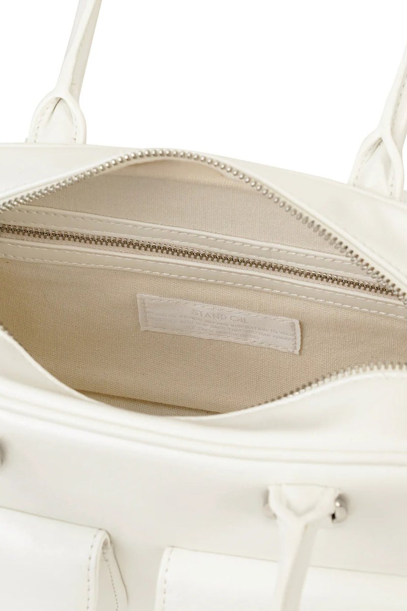 حقيبة كتف جلدية Stand Oil Chubby Bag