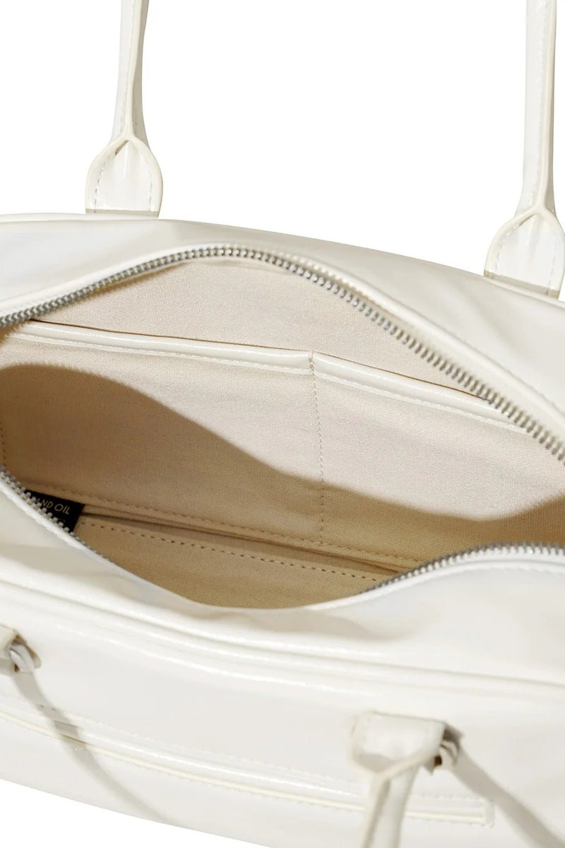 حقيبة كتف جلدية Stand Oil Chubby Bag