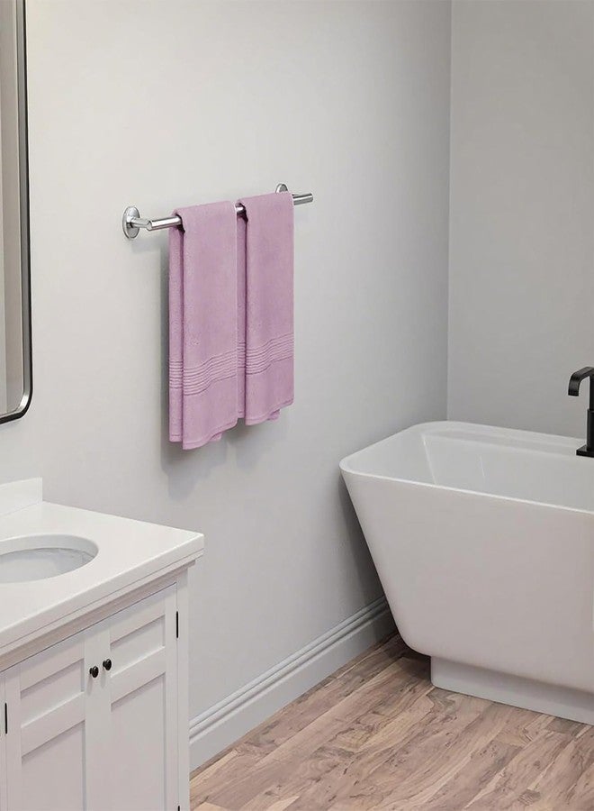 Patravious Brushed Nickel Towel Bar 24 Inch, 304 Stainless Steel Bathroom Towel Holder, Towel Racks for Bathroom Wall Mounted, Modern Bathroom Accessories for Home Bathrooms, Kitchens,Hotels & Toilets（Silver） - Image 2