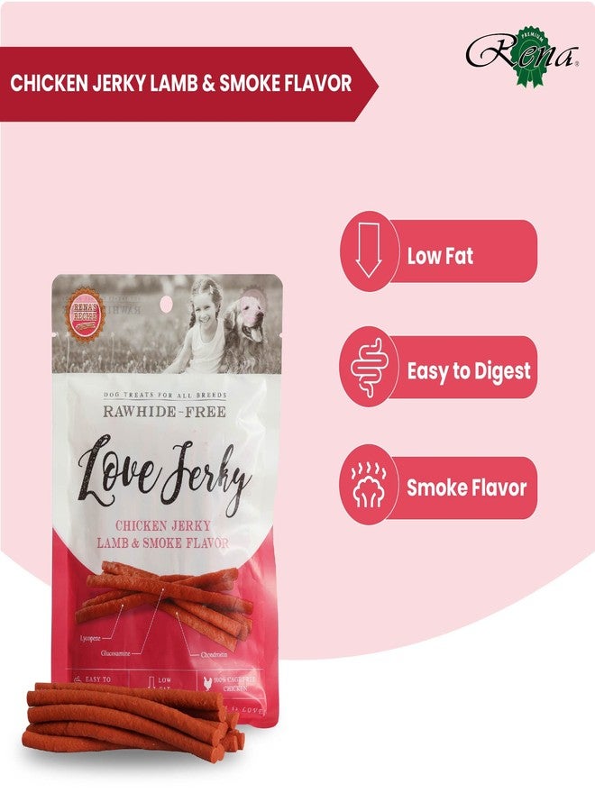 Rena Love Jerky Lamb & Smoked Chicken Sticks Dog Treats | High Protein Chewy Dog Snack | Training & Reward Treat for All Breeds 120g - Image 3