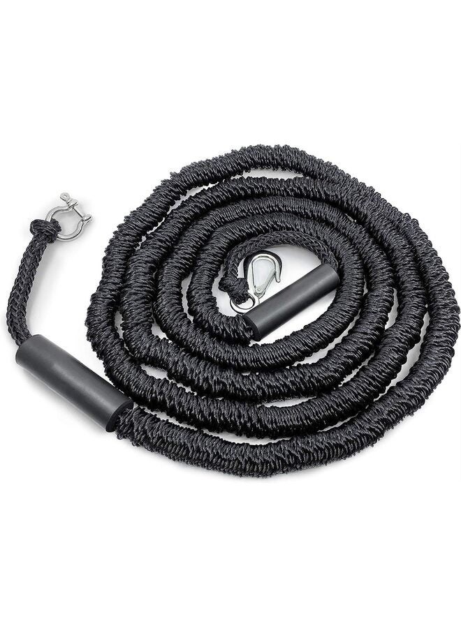 LAMAY Anchor Mate Bow Tether Bungee Line Boat Bungee Dock Lines for Boats, PWCs and Kayaks Absorbs Shock from Swells and Wind, Prevents Dislodging Perfect for Anchoring, Mooring and Tethering - Image 1