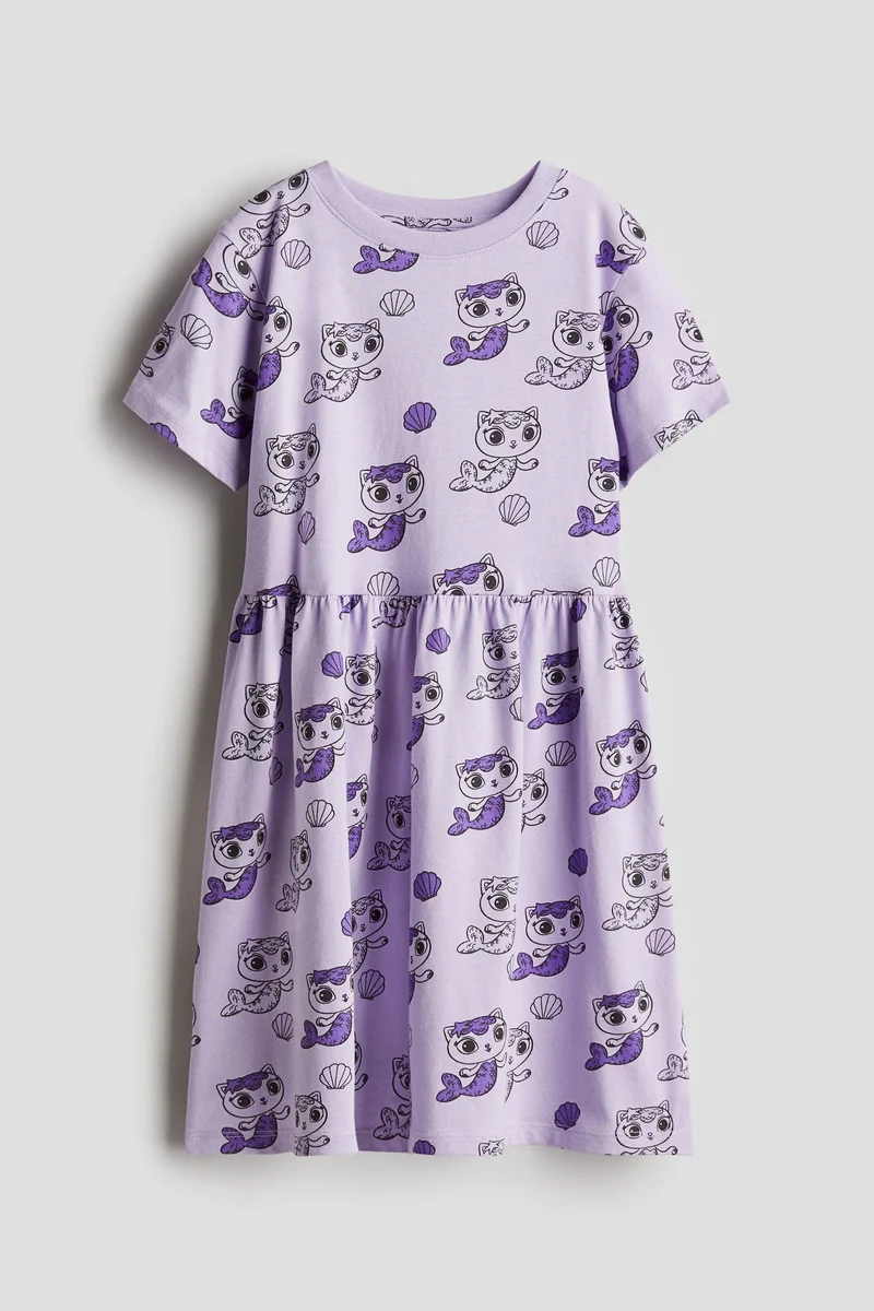 H&M Printed jersey dress