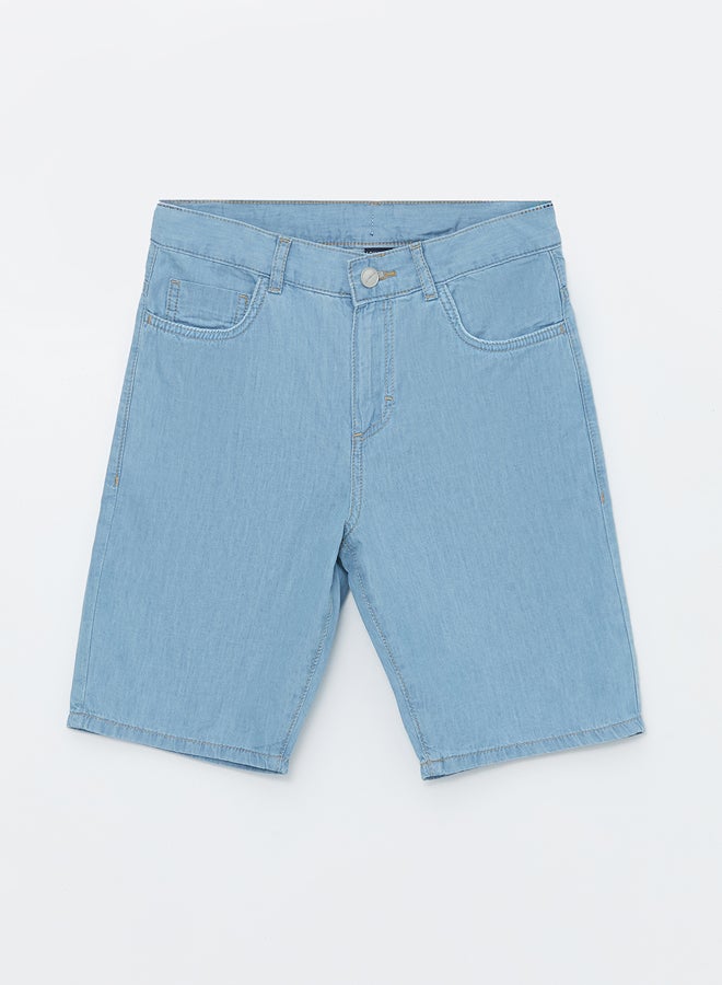LC WAIKIKI Boys' Basic Denim Shorts - Image 1