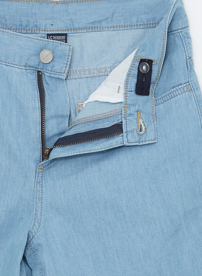 LC WAIKIKI Boys' Basic Denim Shorts - Image 3