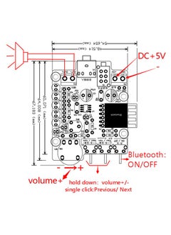 Golden Rose DIY Bluetooth-Compatible Speaker Kit, Soldering Project with Rechargeable Battery Mini Home Stereo Sound Amplifier DIY Electronics Soldering Practice Kit for High School Students Education  - Image 2