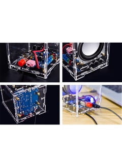 Golden Rose DIY Bluetooth-Compatible Speaker Kit, Soldering Project with Rechargeable Battery Mini Home Stereo Sound Amplifier DIY Electronics Soldering Practice Kit for High School Students Education  - Image 5