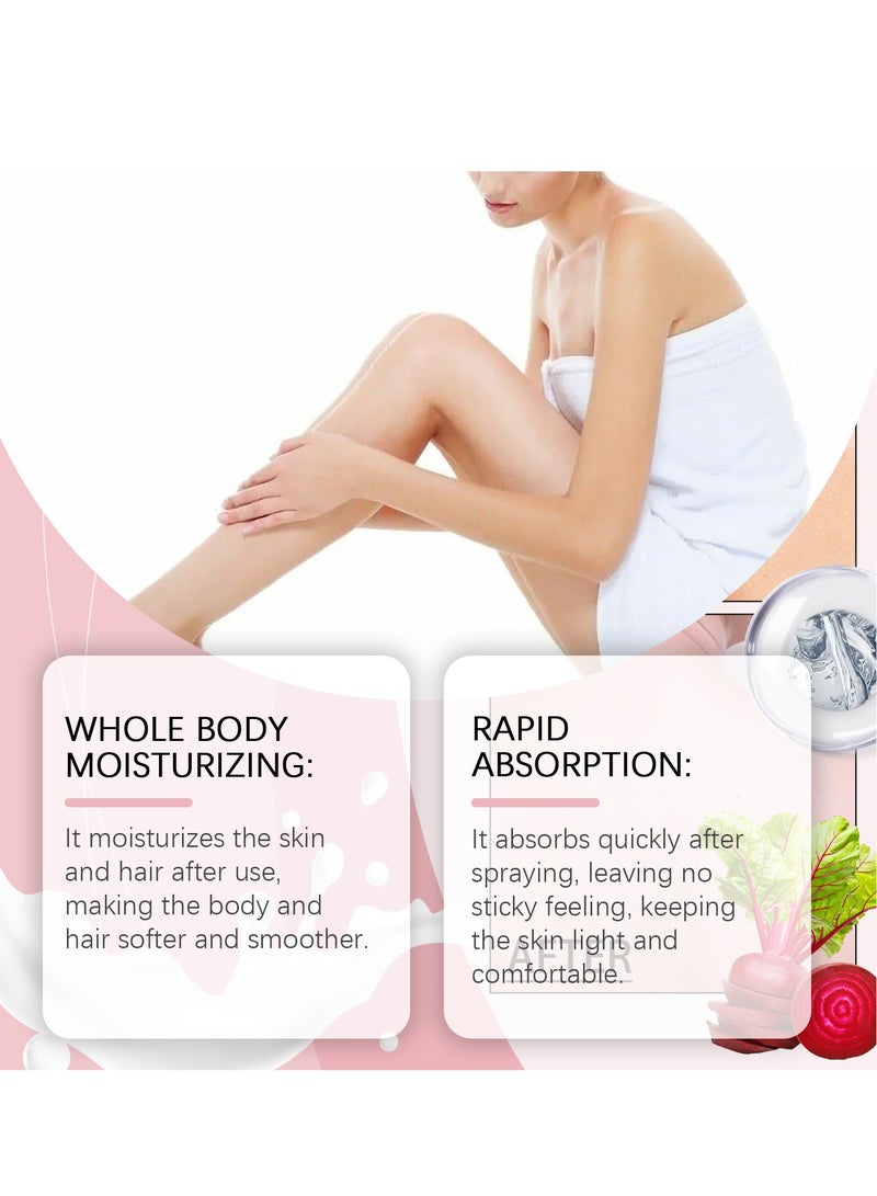 OceAura Sweet Body & Hair Milk Mist Fragrance Body Spray  - STRAWBERRY SHORTCAKE 100ML - Image 3