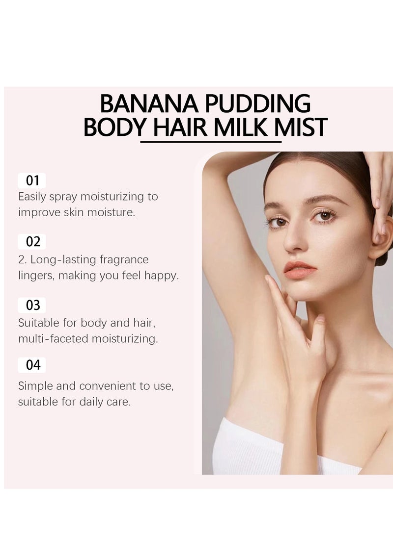 OceAura Sweet Body & Hair Milk Mist Fragrance Body Spray  - STRAWBERRY SHORTCAKE 100ML - Image 5