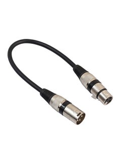 BK2055 0.3m Balanced XLR Cable Premium Microphone Male To Female Black