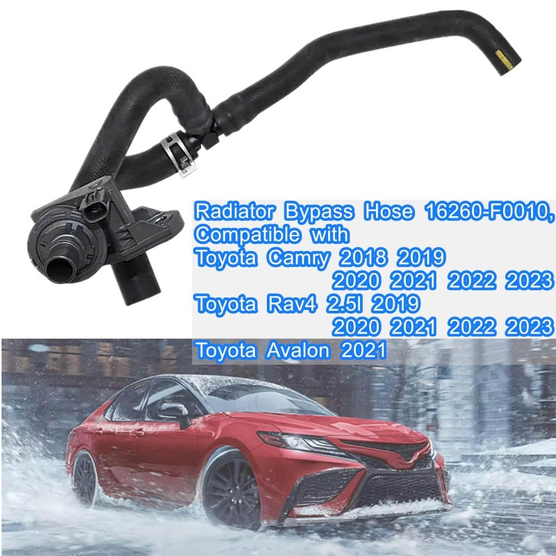 Generic LDCRE Radiator Bypass Hose 16260-F0010,Compatible with Toyota Camry 2018 2019 2020 2021 2022 2023, Toyota Rav4 2.5l 2019 2020 2021 2022 2023,Toyota Avalon 2021  - Image 2