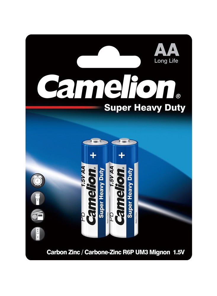 Camelion بطاريات كامليون سوبر ثقيلة الجهد R6/AA/عبوة من 2 - Image 1