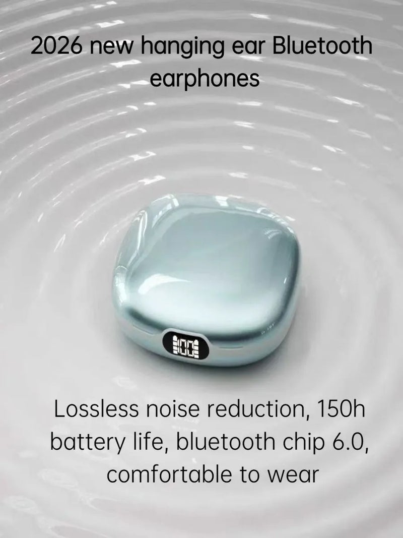 2026 New Open-Ear Wireless Headphones with Replaceable Batteries, Noise Canceling Bluetooth Earbuds, Ultra-Long Battery Life, Comfortable for All-Day Wear, Ideal for Workouts & Daily Use - Image 1