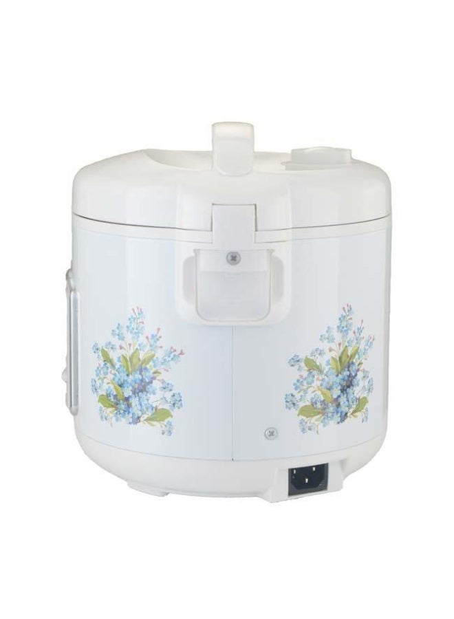 Prime طباخ أرز كهربائي سعة 1 لتر مع بخار، غير لاصق، أبيض - Image 3