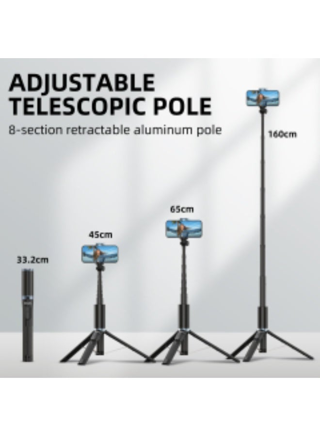 Jmary 2 in 1 Selfie Stick Tripod KT-259 , Universal Phone Holder, Lightweight Portable Design, Ideal for Travel, Vlogging, Live Streaming, and Photography - Image 3