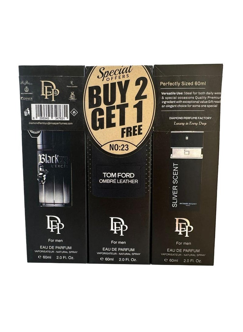 Diamond Special Offer Buy 2 Get 1 Free NO.23 For Men - Image 1