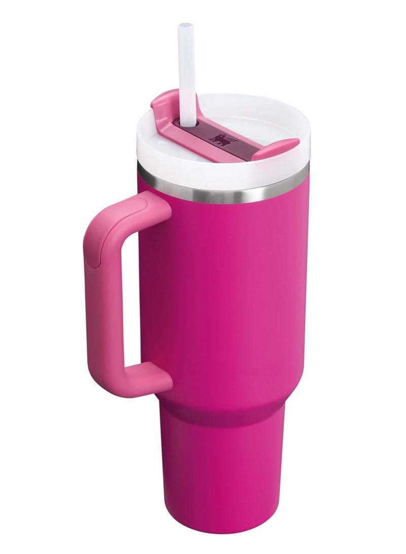 Stanley Stainless Steel Vacuum Insulated Bottle, with lid and straw, suitable for water, iced tea, coffee, smoothies, and more, 40 ounces, made of stainless steel - Image 2