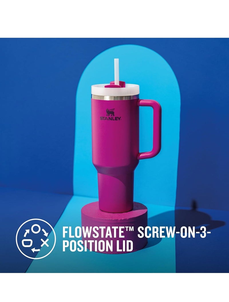 Stanley Stainless Steel Vacuum Insulated Bottle, with lid and straw, suitable for water, iced tea, coffee, smoothies, and more, 40 ounces, made of stainless steel - Image 5