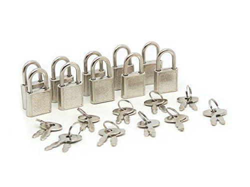 SourceOne Mini Padlocks Luggage Locks (10 Pack) - Image 3