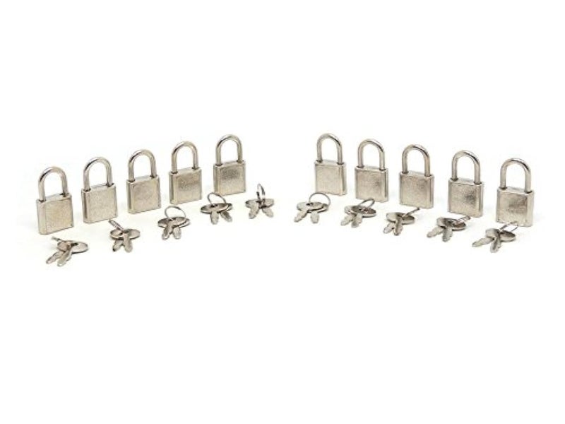 SourceOne Mini Padlocks Luggage Locks (10 Pack) - Image 5