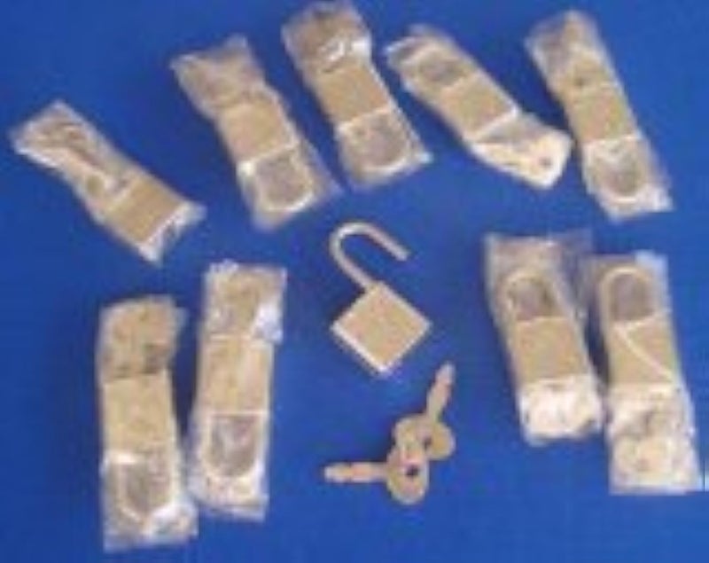 SourceOne Mini Padlocks Luggage Locks (10 Pack) - Image 2