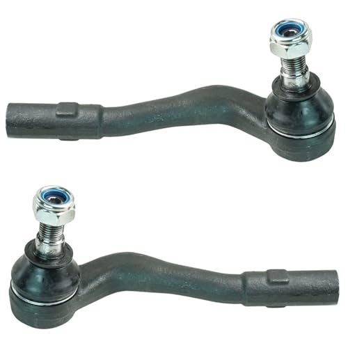 TRQ Outer Tie Rod Set 2 Piece Compatible with 0207 MB C230 0305 MB C240 RWD 0102 C240 0305 C320 RWD 0102 C320 0607 C280 0607 C350 Sport C350 - Image 1