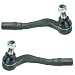 TRQ Outer Tie Rod Set 2 Piece Compatible with 0207 MB C230 0305 MB C240 RWD 0102 C240 0305 C320 RWD 0102 C320 0607 C280 0607 C350 Sport C350 - Image 2