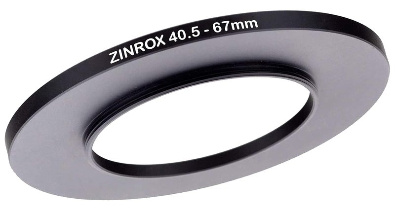 ZINROX® 40.5-67mm Step Up Lens Filter Adapter Ring, Set of 1 Piece - Size : 40.5mm to 67mm Stepping Ring - Image 1