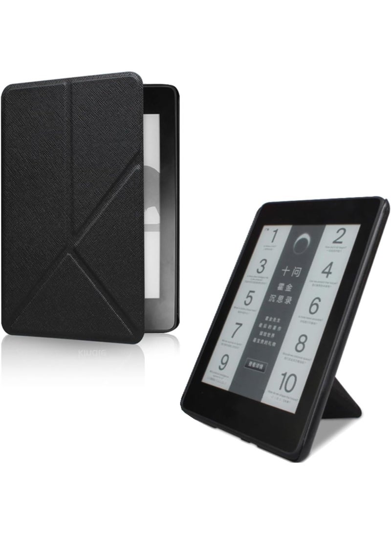Kindle Paperwhite 11th Generation Case, 6.8-inch Flip Cover with Auto Wake/Sleep, Multi-Viewing Angles Stand, Compatible with Signature Edition (Black) - Image 4