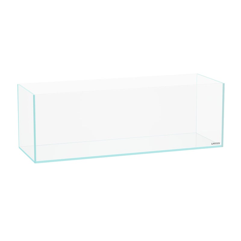 LANDEN 60L 5.8 Gal Rimless Low Iron Aquarium Long Fish Tank,Bookshelf Aquarium,W23.6Ã—D7.87Ã—H7.87 in(60x20x20cm) 5mm Thickness with Black Nano Foam Leveling mat Included - Image 5