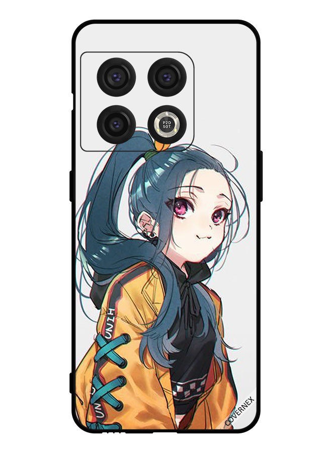 Covernex Protective Case Cover For OnePlus 10 Pro Cute Girl Feeling Cold - Image 1