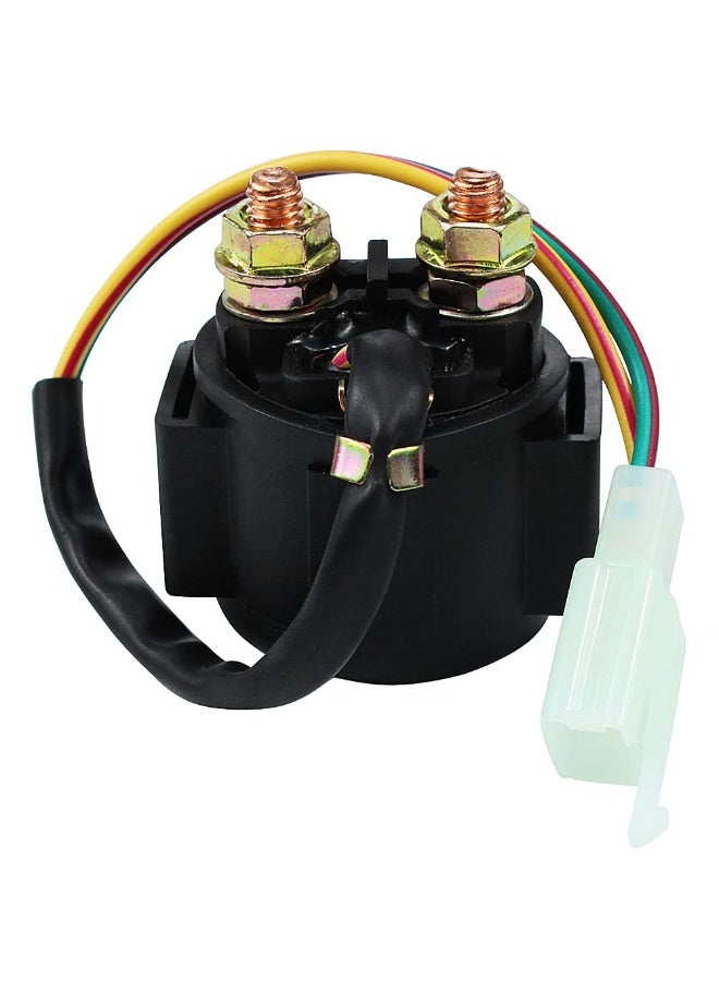 LOCOPOW LOCOPOW GY6 Starter Solenoid Relay for 4-Stroke 50cc 110cc 125cc 150cc 200cc 250cc 90cc Chinese ATV Dirt Pit Bike Scooter Go Kart Quad Moped Taotao Roketa Coolster SSR Apollo Four Wheel Part Coleman  - Image 1