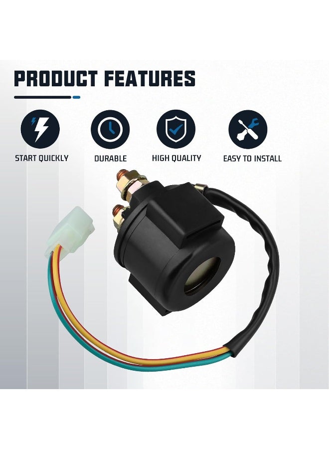 LOCOPOW LOCOPOW GY6 Starter Solenoid Relay for 4-Stroke 50cc 110cc 125cc 150cc 200cc 250cc 90cc Chinese ATV Dirt Pit Bike Scooter Go Kart Quad Moped Taotao Roketa Coolster SSR Apollo Four Wheel Part Coleman  - Image 4