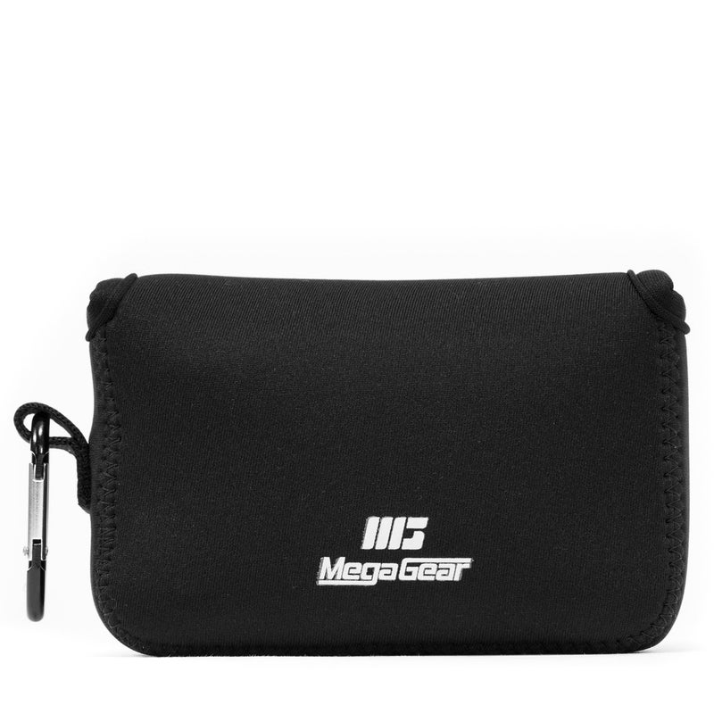 MegaGear Canon PowerShot G1X Mark III Ultra Light Neoprene Camera Case with Carabiner Black MG1376 PU Leather - Image 2