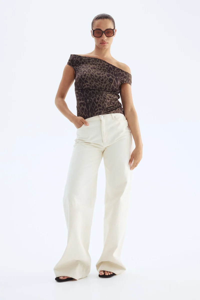 H&M Draped off-the-shoulder top