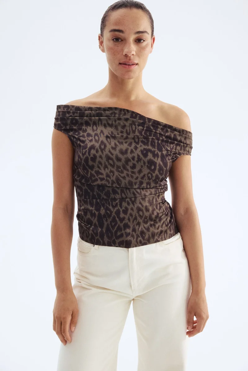 H&M Draped off-the-shoulder top
