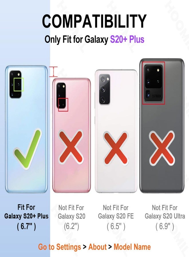 HOOMIL Crystal Clear Case for Samsung Galaxy S20+ Plus 4G/5G, Never Yellowing, Transparent - Image 2